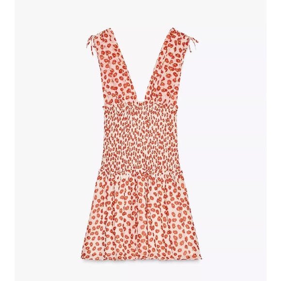 NWT ZARA FLORAL PRINT SHORT DRESS SIZE XS 
🚨FIRM PRICE NO DISCOUNT - Picture 12 of 15